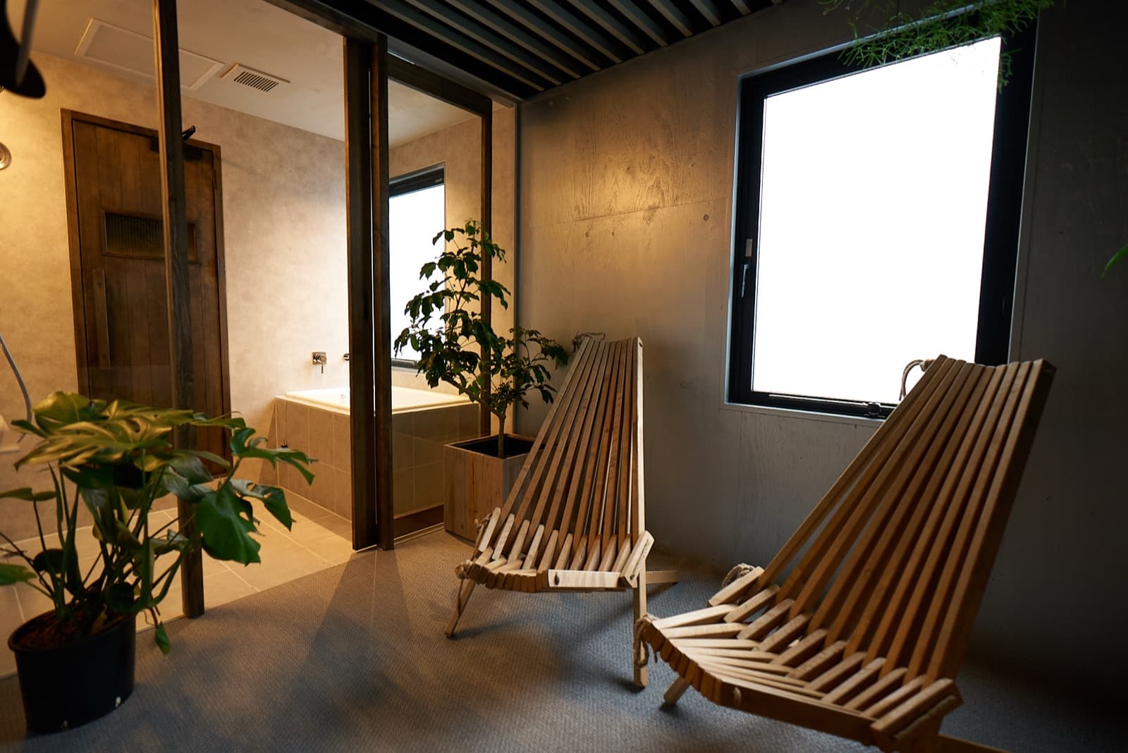 SAUNA&co の個室全景